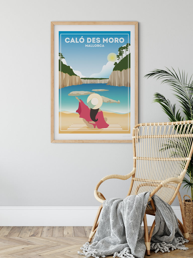 Caló des Moro Mallorca poster print - Paradise Posters