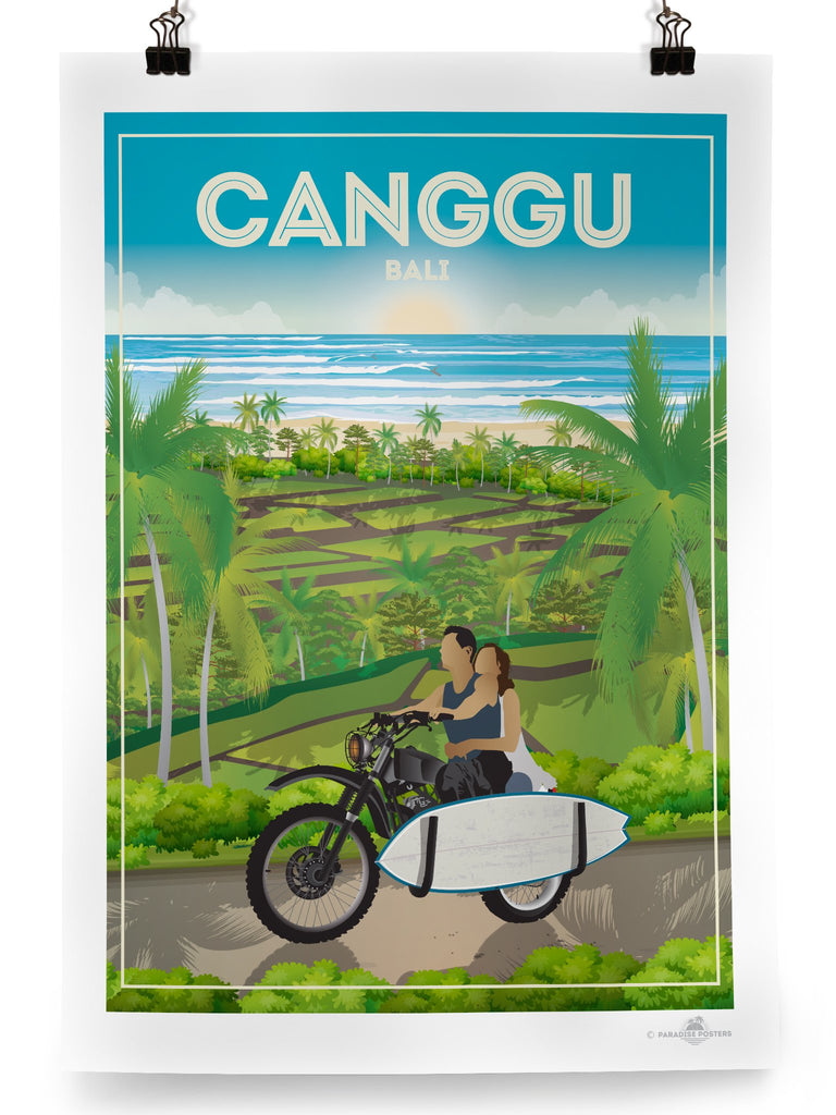 Canggu Bali poster print - Paradise Posters