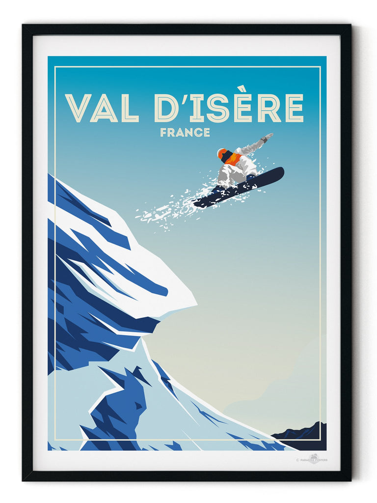 Val d'Isère France poster print - Paradise Posters