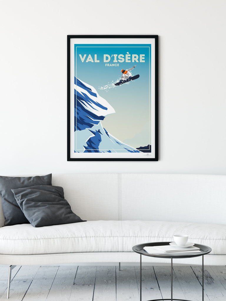 Val d'Isère France poster print - Paradise Posters