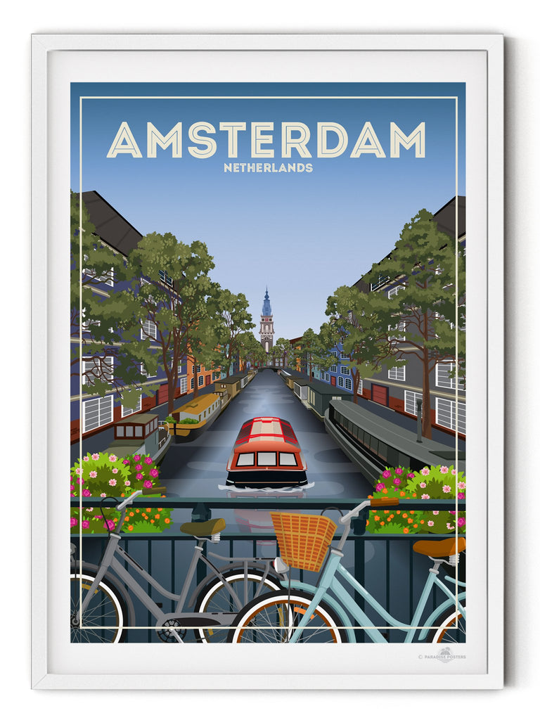 Amsterdam Netherlands poster print - Paradise Posters