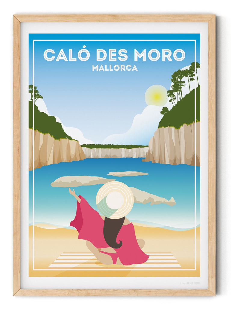Caló des Moro Mallorca poster print - Paradise Posters