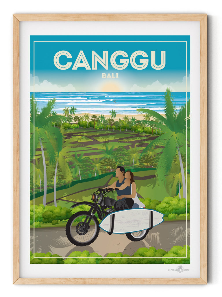 Canggu Bali poster print - Paradise Posters