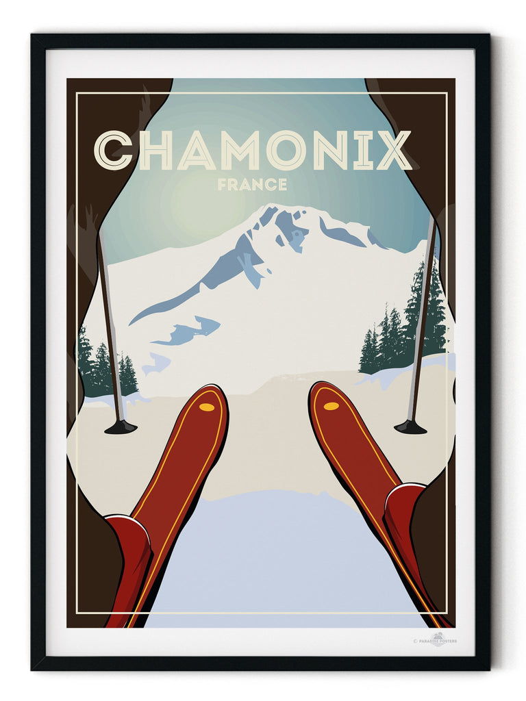 Chamonix France poster print - Paradise Posters