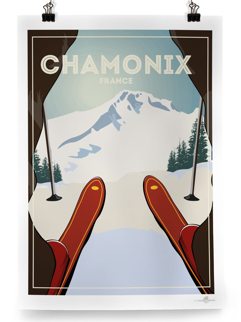 Chamonix France poster print - Paradise Posters