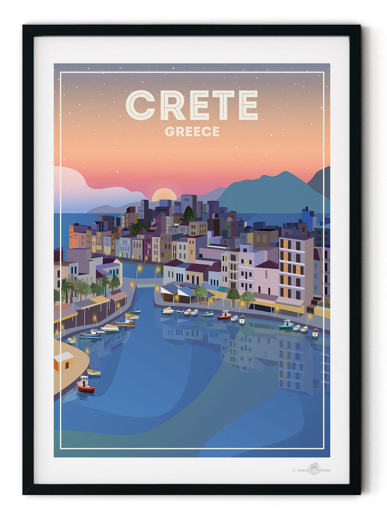 Crete Greece poster print - Paradise Posters