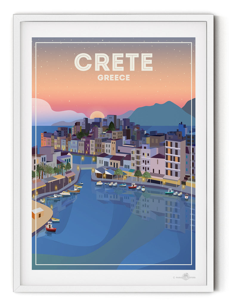 Crete Greece poster print - Paradise Posters