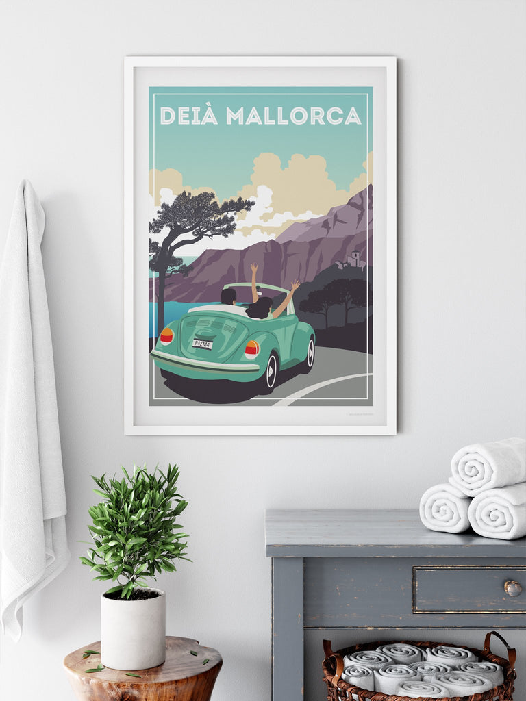 Deia Mallorca poster print - Paradise Posters