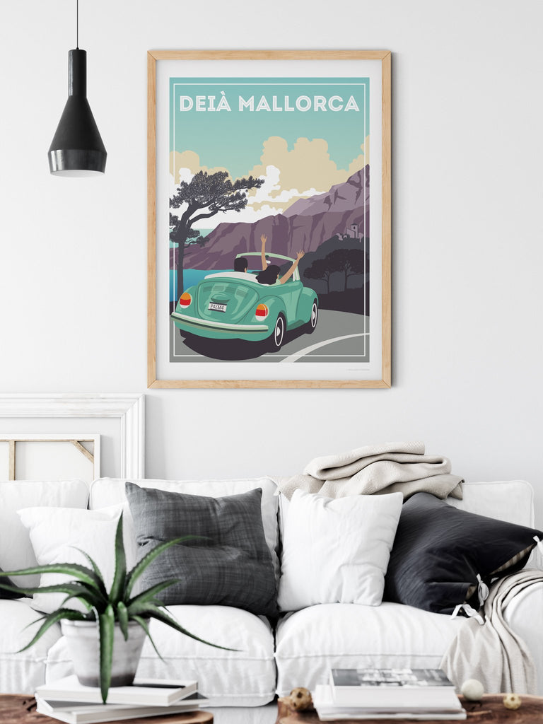 Deia Mallorca poster print - Paradise Posters