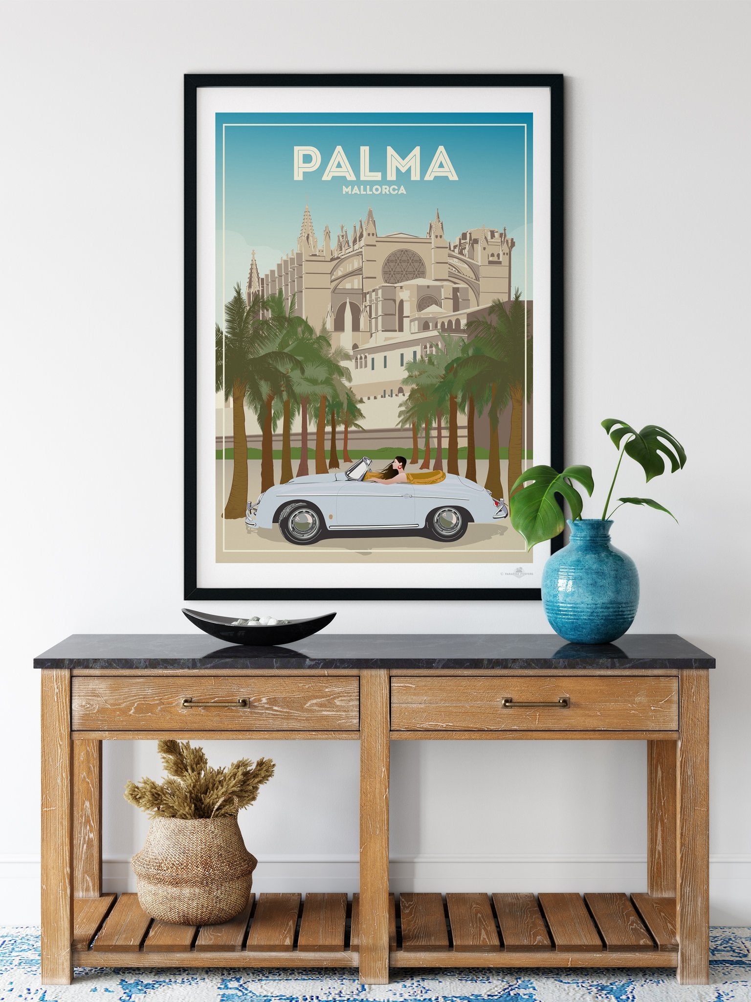 paradise Mallorca poster posters print Cathedral – Palma de