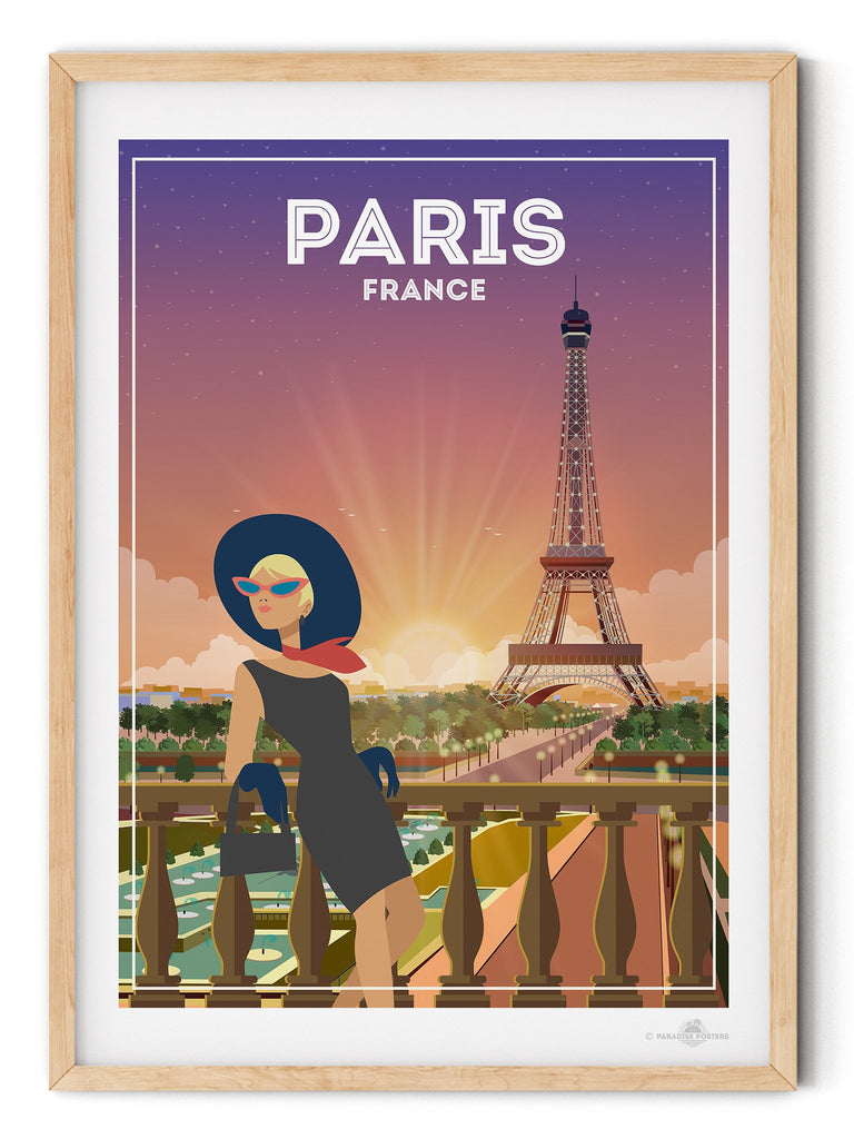 Paris France poster print - Paradise Posters