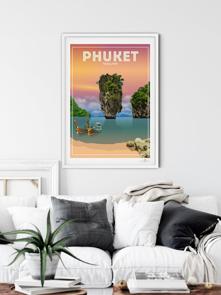 Phuket Thailand poster print - Paradise Posters