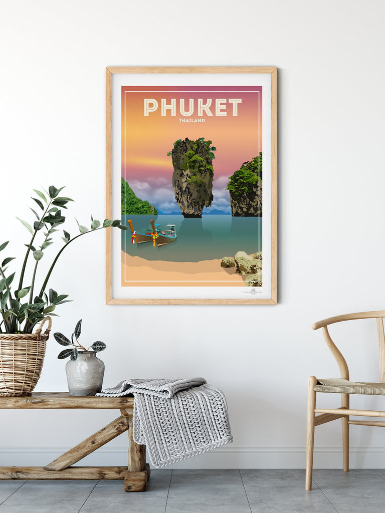 Phuket Thailand poster print - Paradise Posters