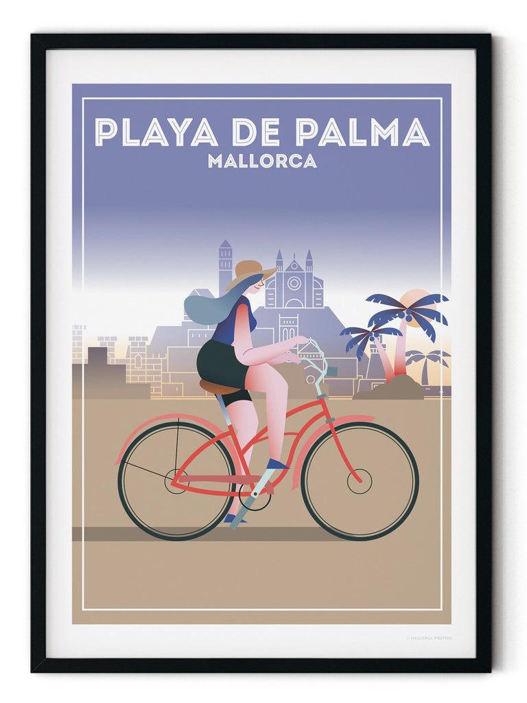 Playa De Palma Mallorca poster print - Paradise Posters