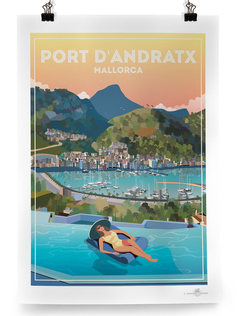 Port d'Andratx Mallorca poster print - Paradise Posters