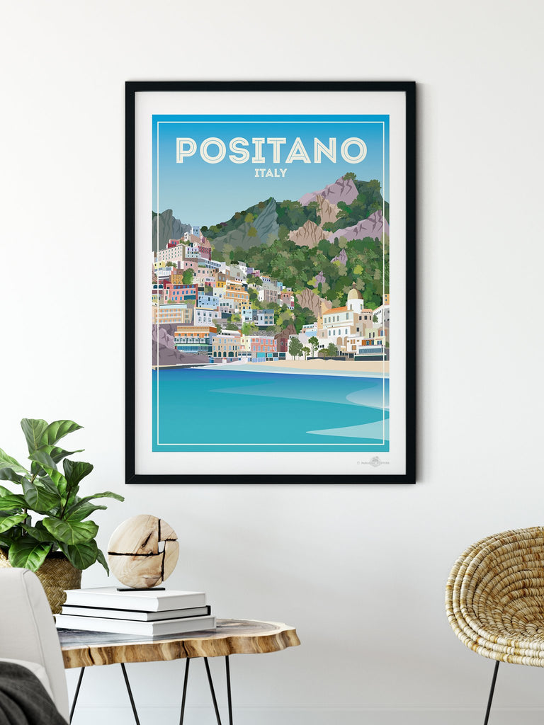 Positano Italy Poster Print - Paradise Posters
