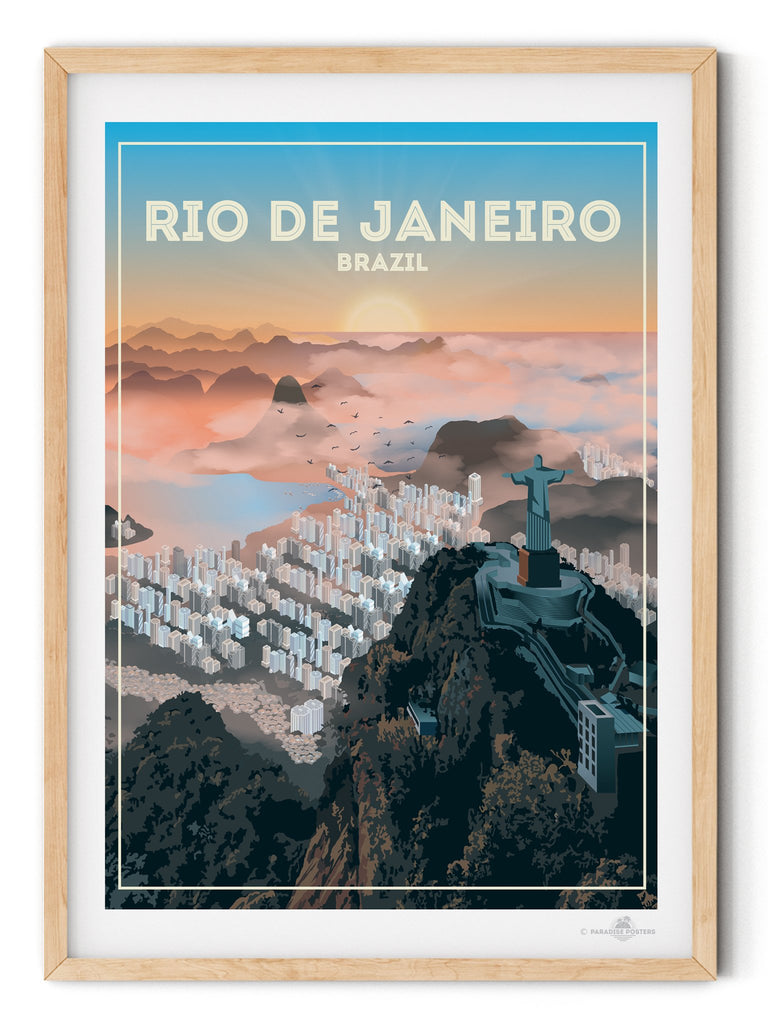 Rio de Janeiro Brazil poster print - Paradise Posters