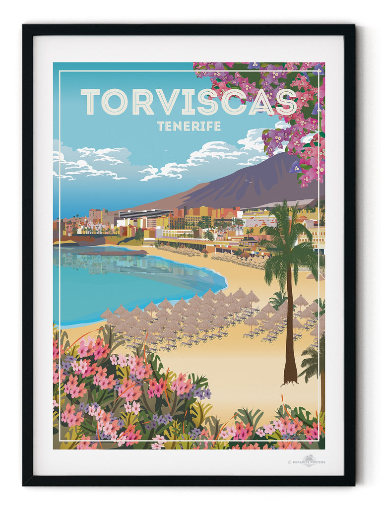 Torviscas Tenerife poster print - Paradise Posters