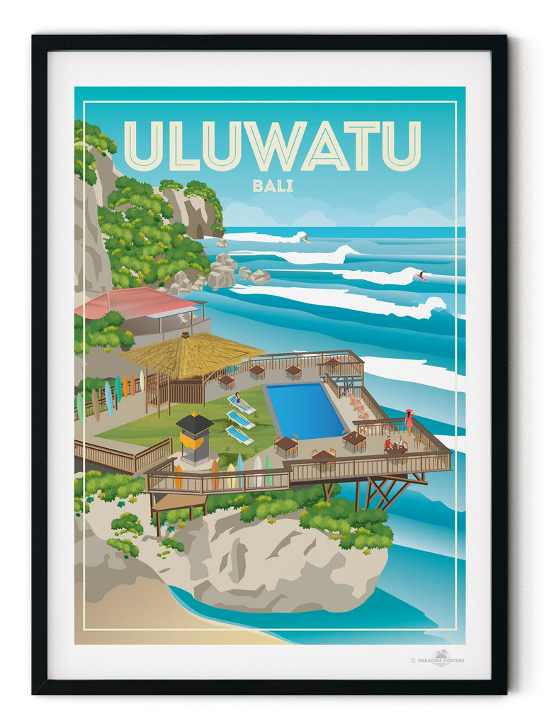 Uluwatu Bali poster print - Paradise Posters