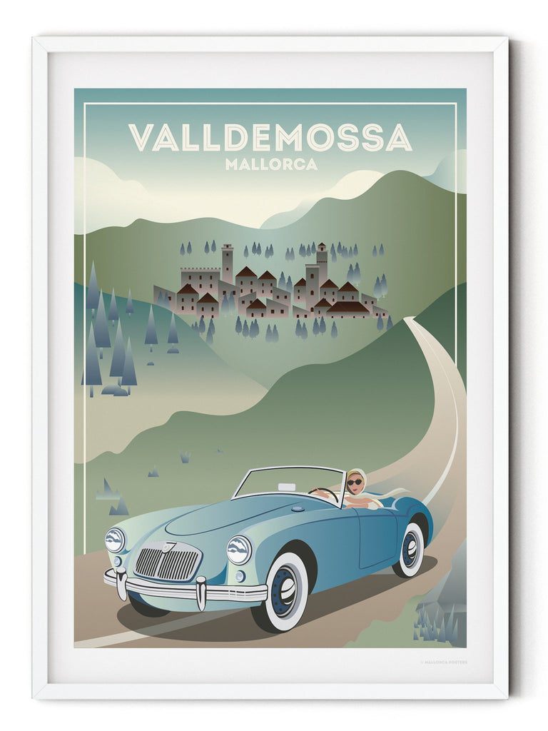Valldemossa Mallorca poster print - Paradise Posters