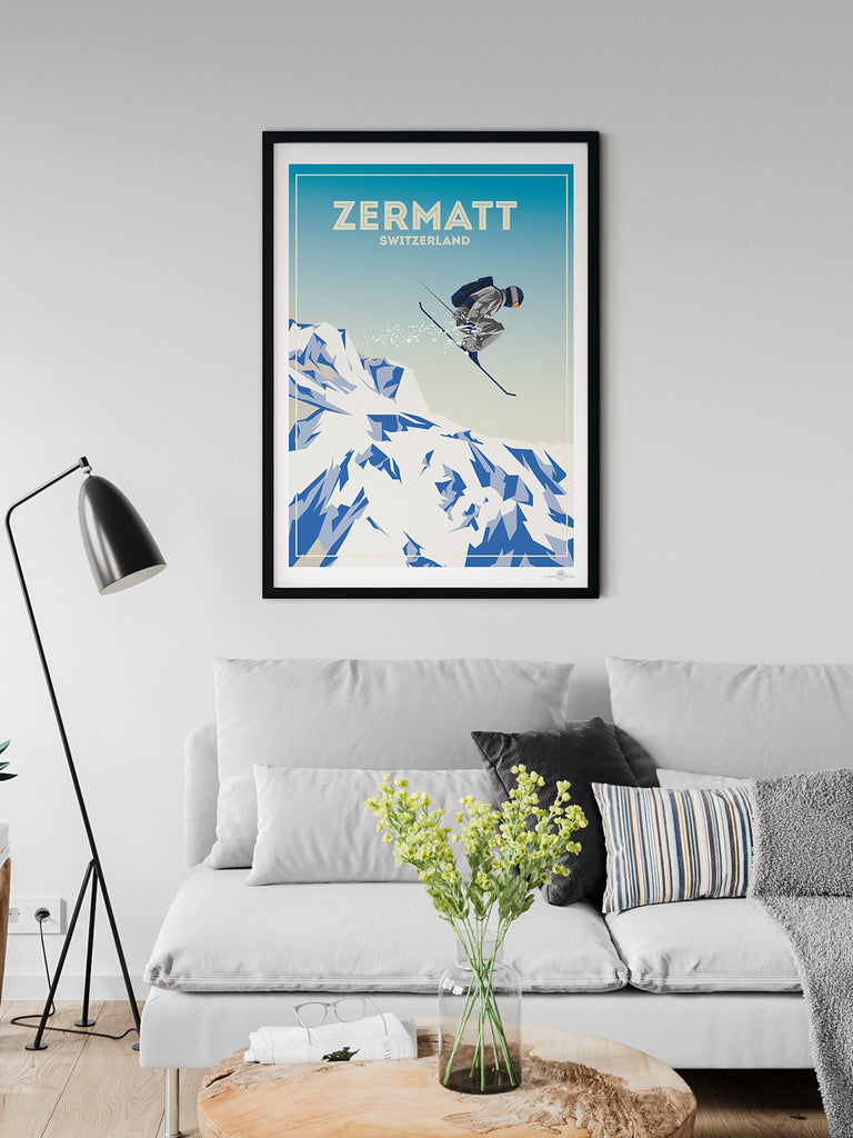 Zermatt Switzerland poster print - Paradise Posters