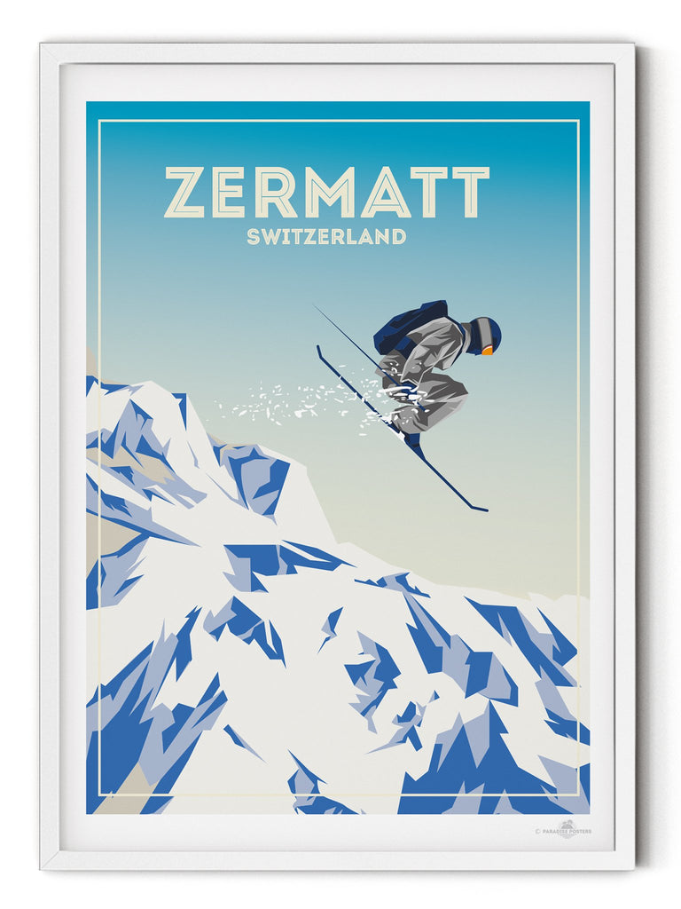 Zermatt Switzerland poster print - Paradise Posters